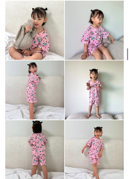 [FAMILY] Kitty Cool Mesh Pajamas