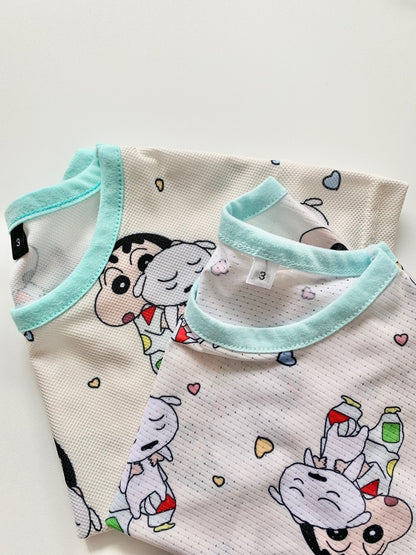 [FAMILY] Jjang-gu Mesh Pajamas