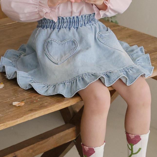 [KIDS] Denim skirt