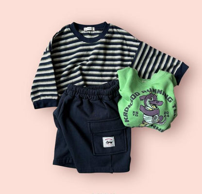 [KIDS] Pepper striped T-shirt