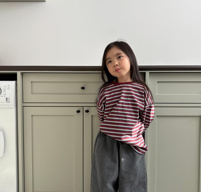 [KIDS] Pepper striped T-shirt