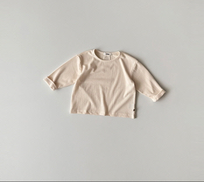 [KIDS] Modal ribbed T-shirt