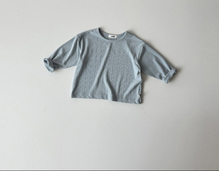 [KIDS] Modal ribbed T-shirt