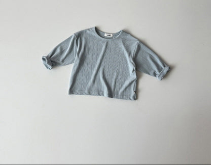[KIDS] Modal ribbed T-shirt