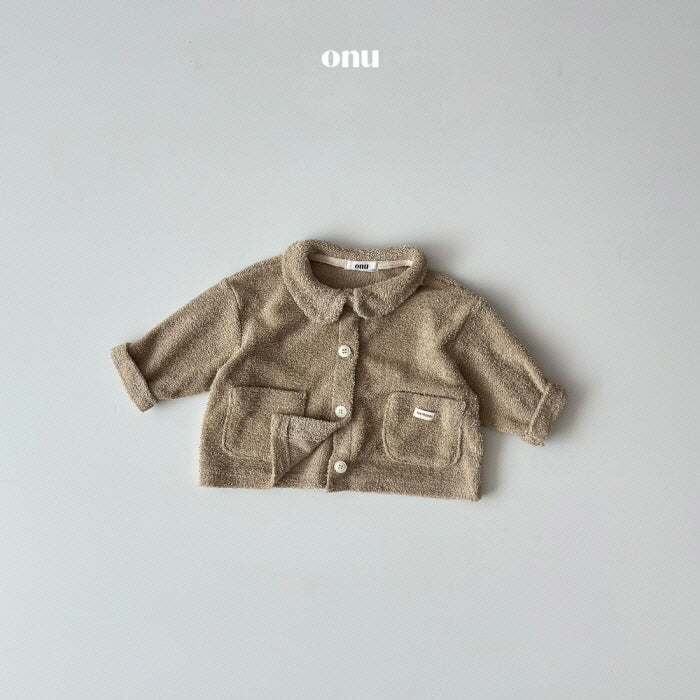 [KIDS] Collared cardigan