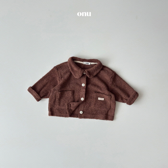 [KIDS] Collared cardigan