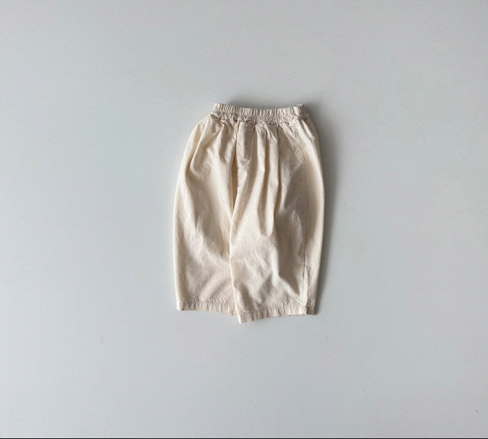 [KIDS] Pleated Cotton Pants
