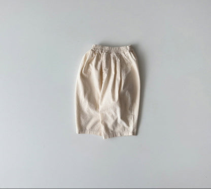[KIDS] Pleated Cotton Pants