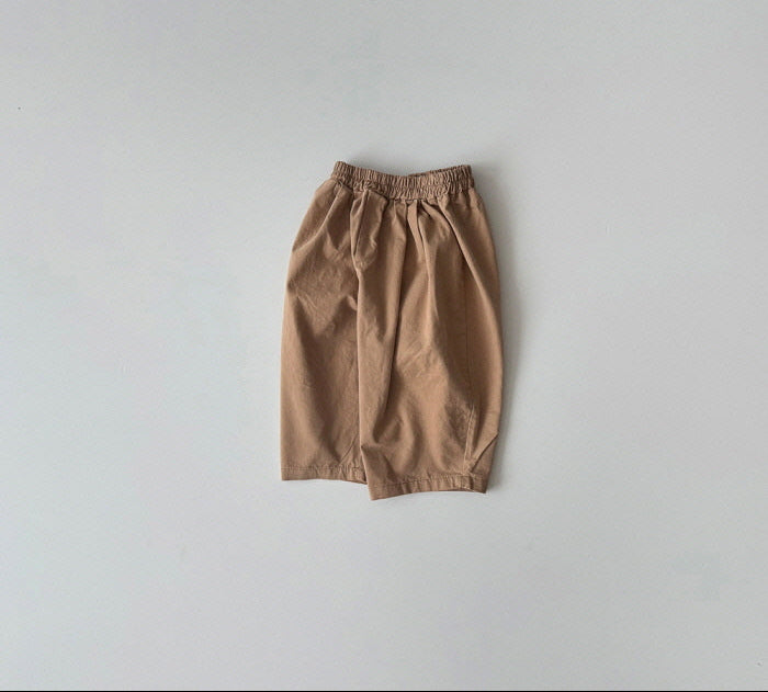 [KIDS] Pleated Cotton Pants