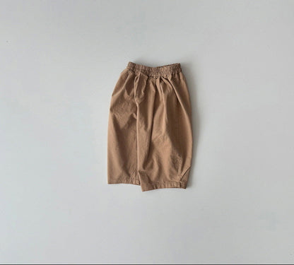 [KIDS] Pleated Cotton Pants