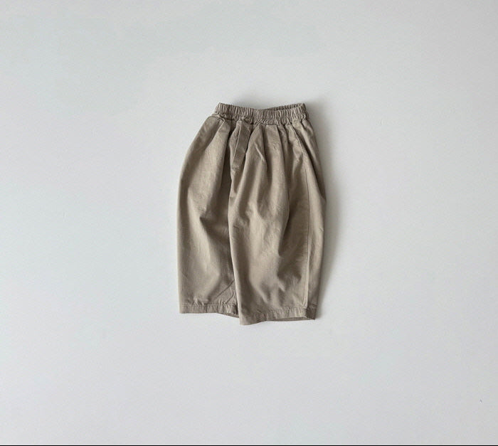 [KIDS] Pleated Cotton Pants