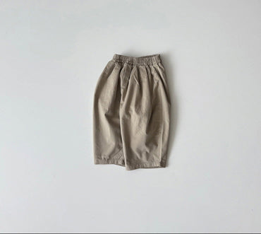 [KIDS] Pleated Cotton Pants