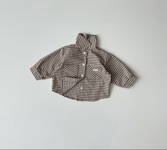 [KIDS] Plaid shirt