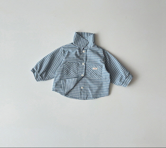 [KIDS] Plaid shirt