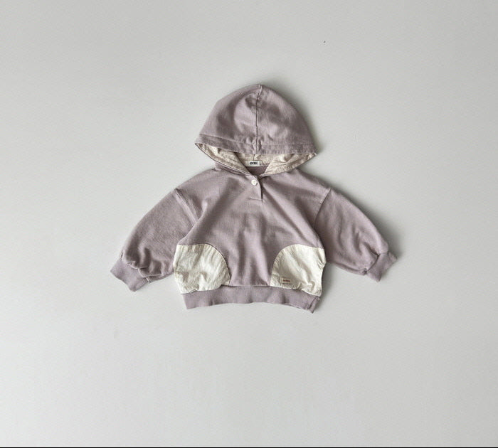 [KIDS] Pocket hoodie sweatshirt