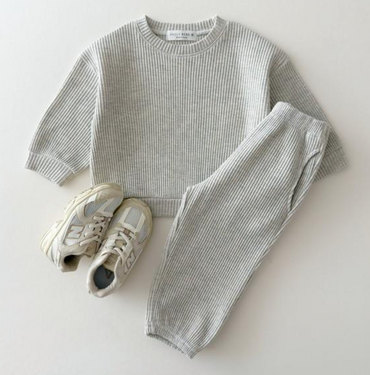 [KIDS] Waffle Top & Bottom Set