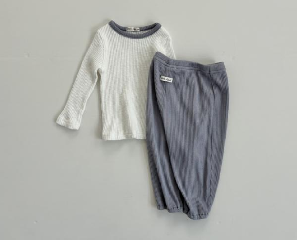 [BABY] Modal ribbed set