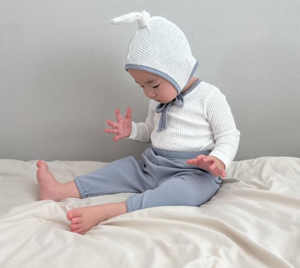 [BABY] Modal ribbed set