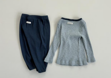 [BABY] Modal ribbed set