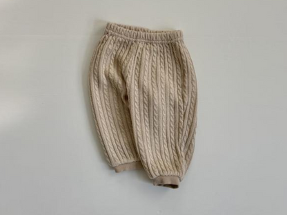 [BABY] Cable knit jogger pants