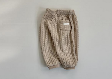 [BABY] Cable knit jogger pants