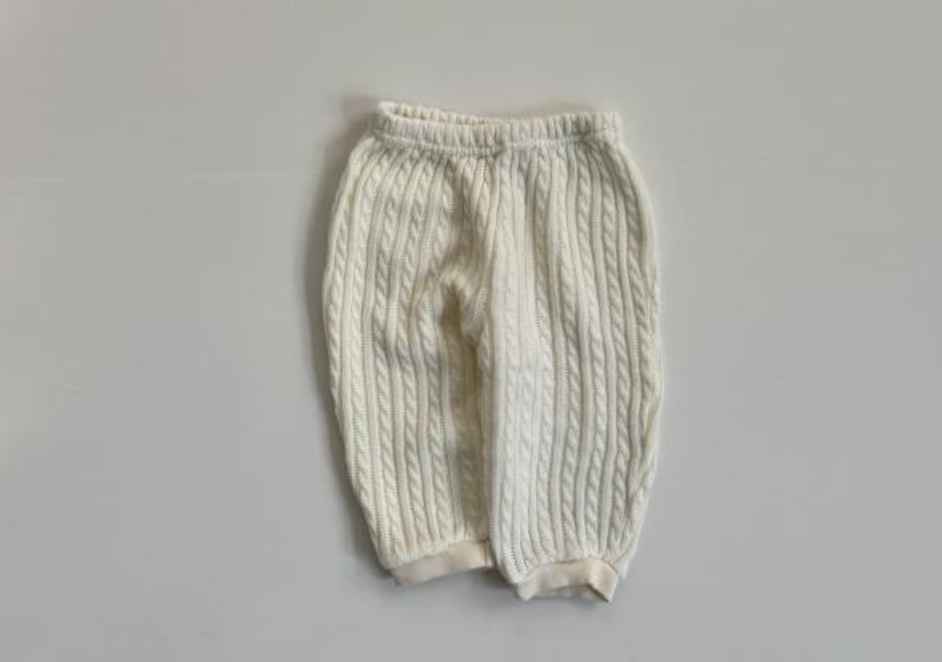 [BABY] Cable knit jogger pants