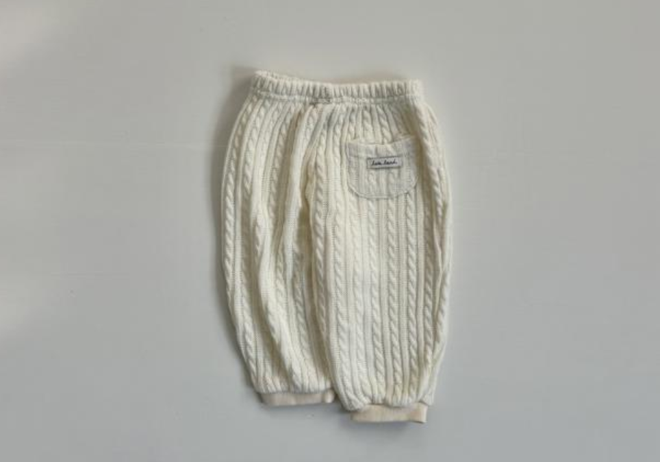 [BABY] Cable knit jogger pants