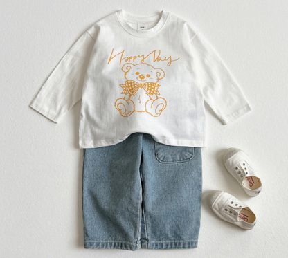 [KIDS] Happy bear check set