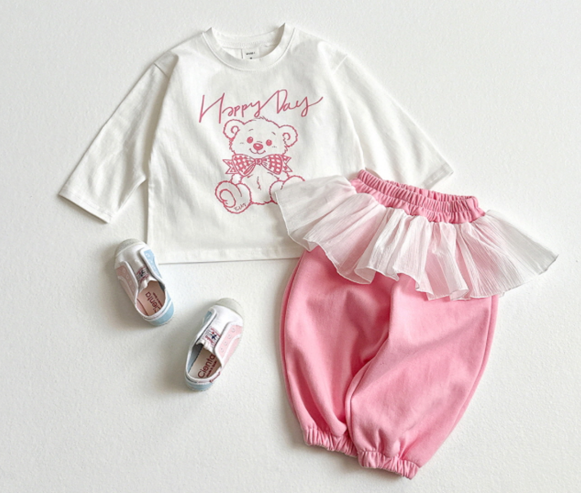 [KIDS] Happy bear check set