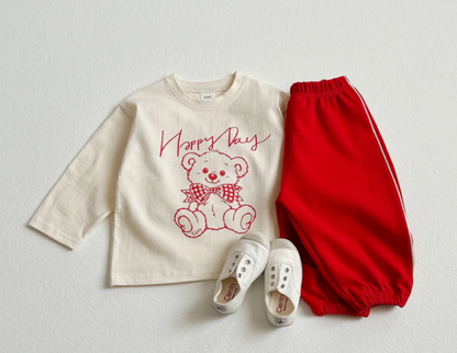 [KIDS] Happy bear check set