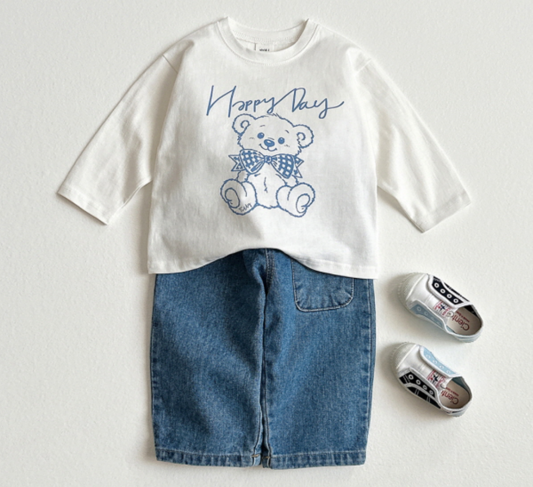 [KIDS] Happy bear check set