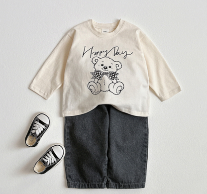[KIDS] Happy bear check set