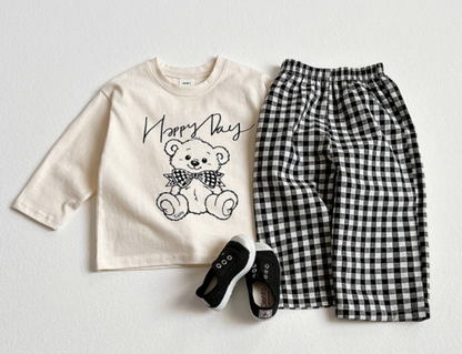 [KIDS] Happy bear check set