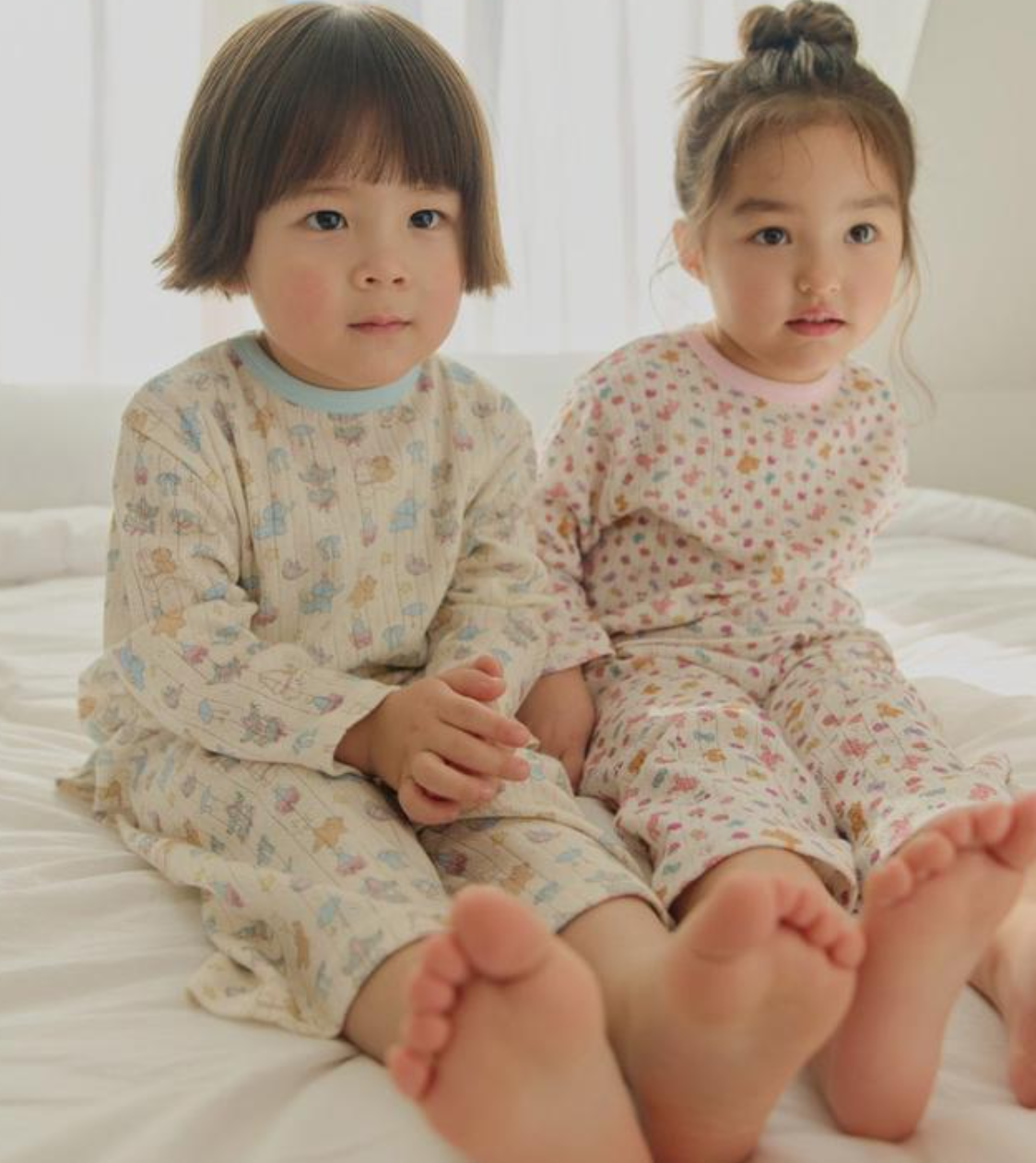 [KIDS] Eyelet Pajama Set