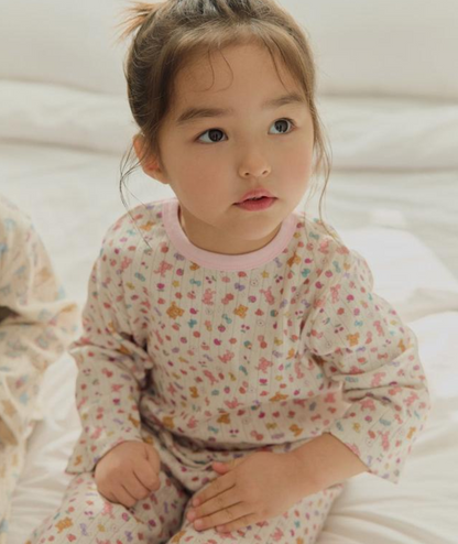 [KIDS] Eyelet Pajama Set