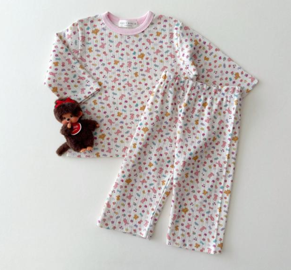 [KIDS] Eyelet Pajama Set