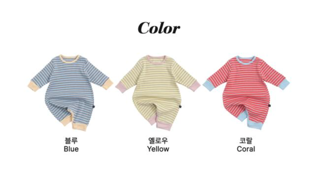 [BABY] Apolo Stripe Suit Pajamas
