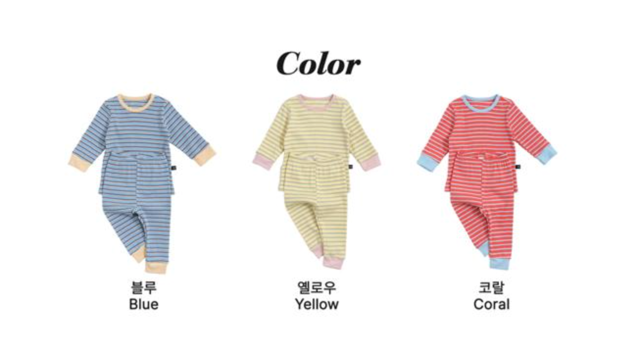 [KIDS] Apolo Stripe Pajamas