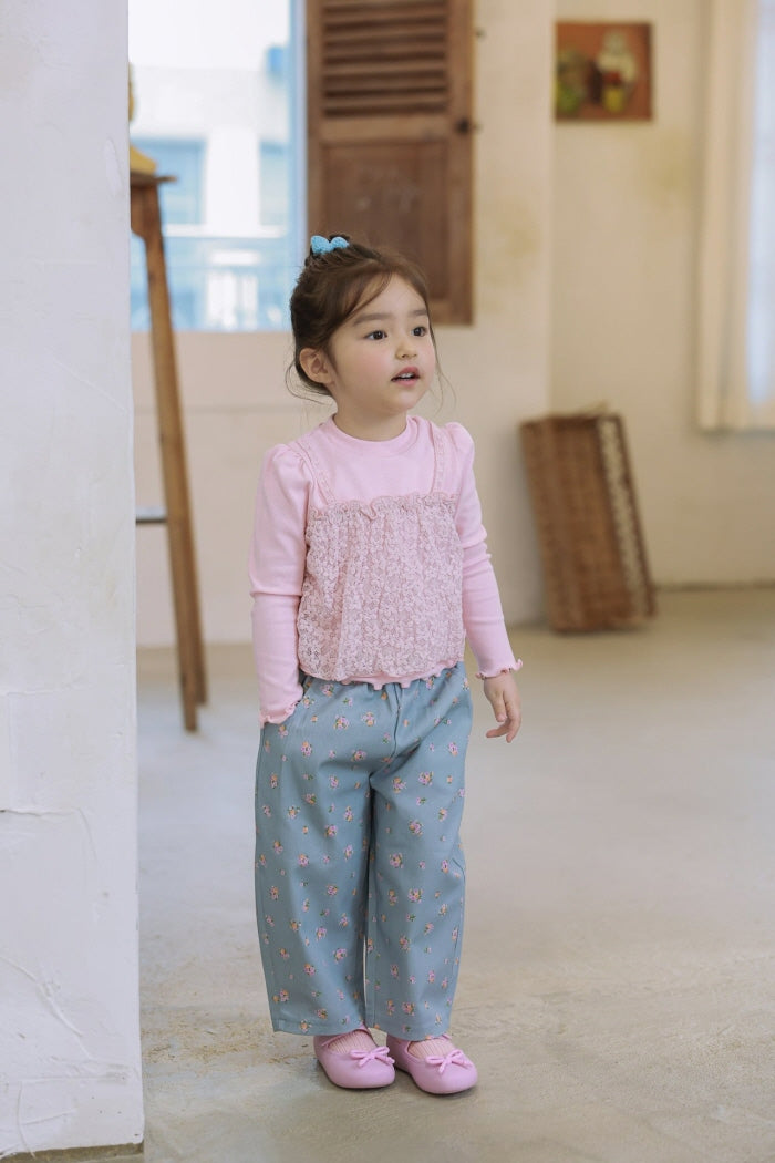 [KIDS/JUNIOR] Woven Floral Pants