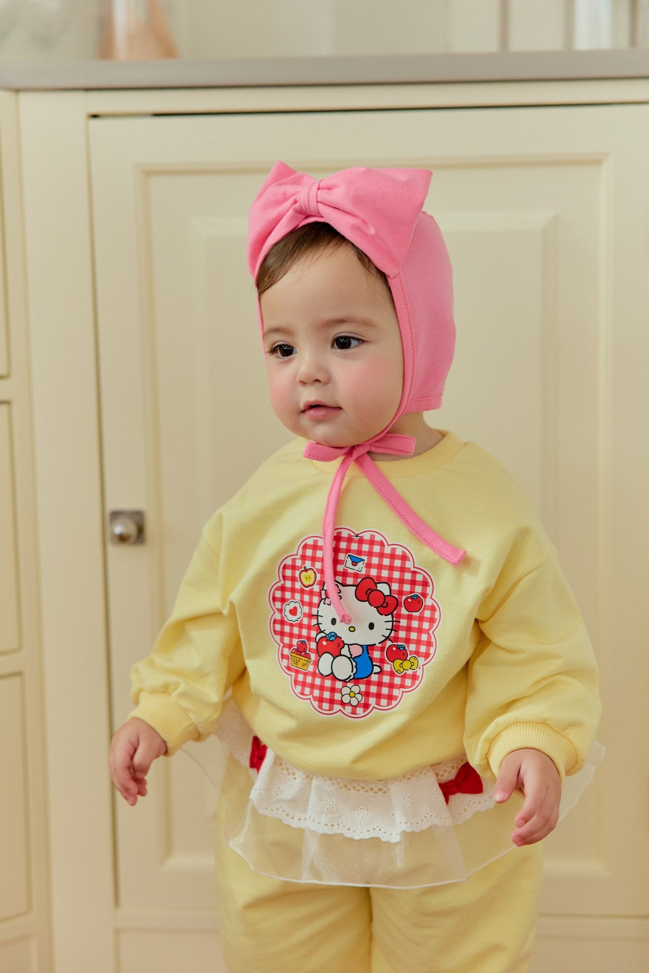 [BABY] Kitty top and bottom set