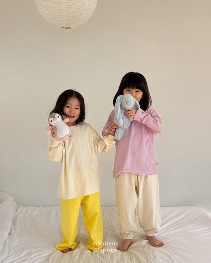 [KIDS] 1+1 Easy wide pants