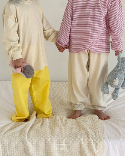 [KIDS] 1+1 Easy wide pants