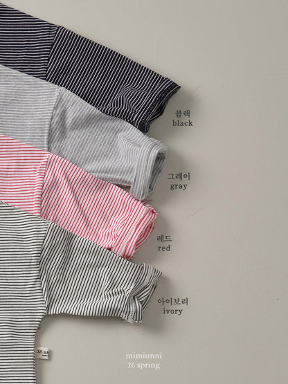 [KIDS] 1+1 Striped tee