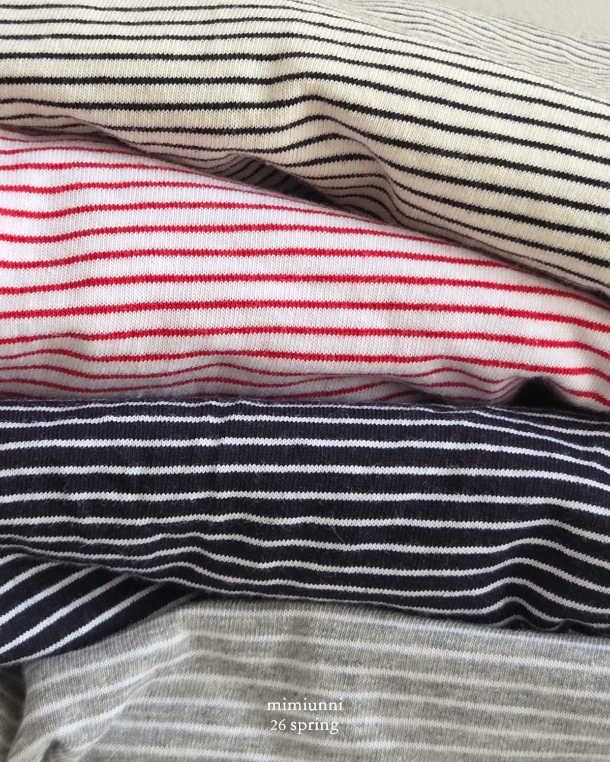 [KIDS] 1+1 Striped tee