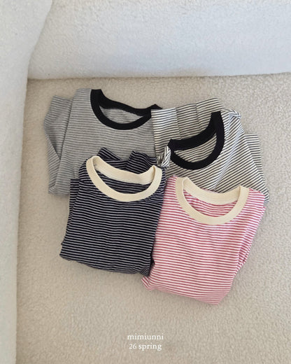 [KIDS] 1+1 Striped tee