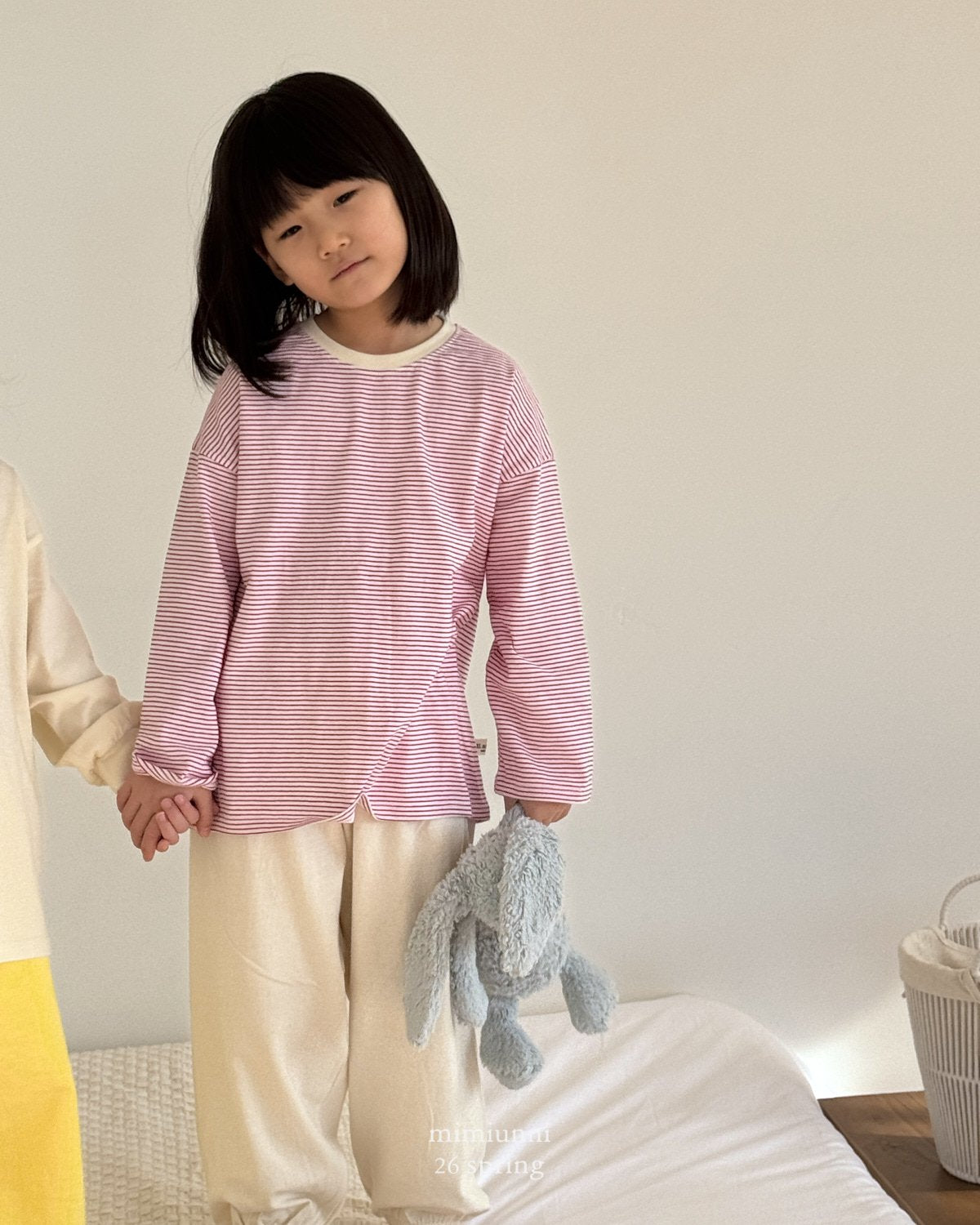 [KIDS] 1+1 Striped tee