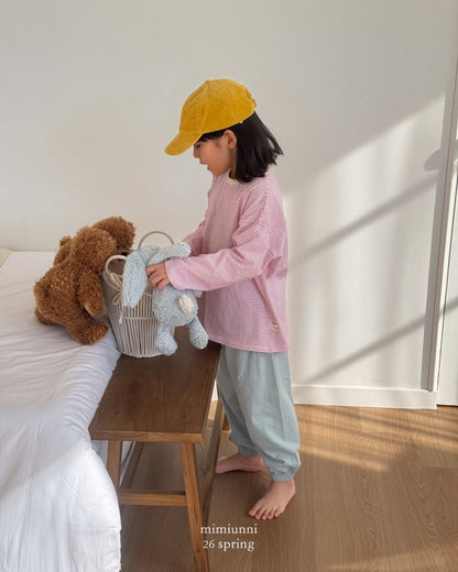 [KIDS] 1+1 Striped tee