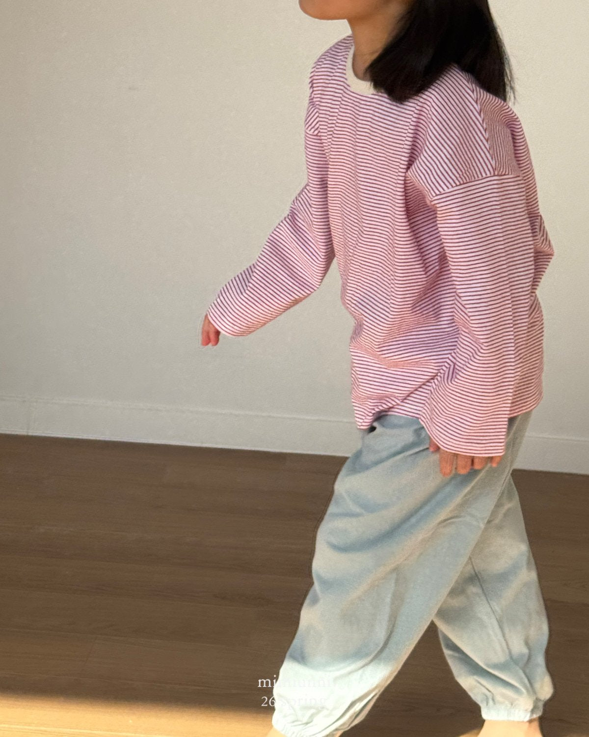 [KIDS] 1+1 Striped tee