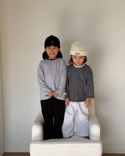 [KIDS] 1+1 Striped tee