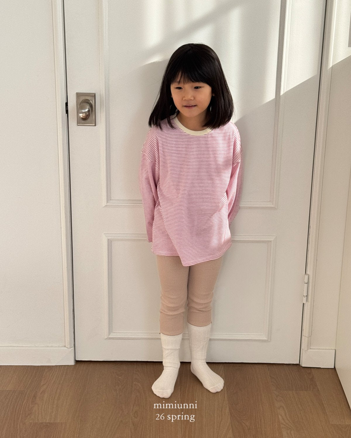 [KIDS] 1+1 Striped tee